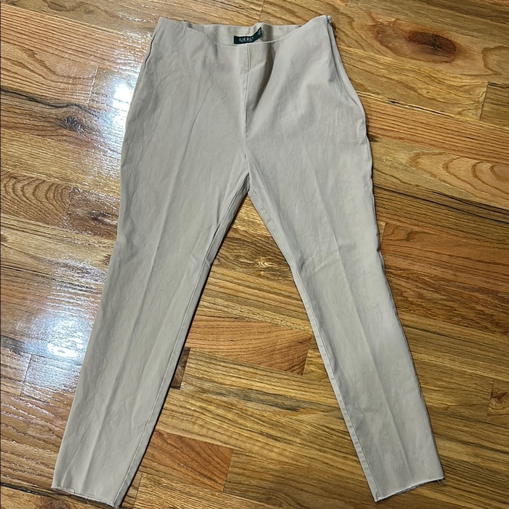 Lauren Ralph Lauren women’s khaki straight leg pants
